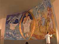 Painel na igreja