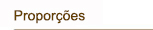 proporções